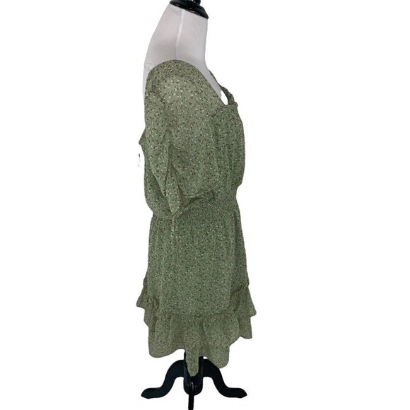 Liberty Love Women's Junior Size XL Mini Dress Fit & Flare Boho Floral Print NWt - Picture 4 of 7